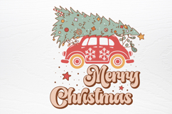 Retro Groovy Christmas SVG Product Image 2