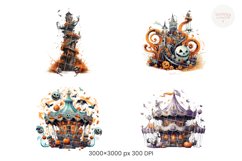 Halloween Clipart Spooky Halloween Product Image 3