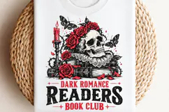 Red Flag Readers Society Dark Romance PNG, Gothic Book Lover Product Image 2