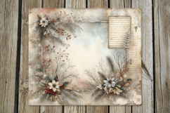 Vintage Christmas | 4 xmas Sublimation Tumbler Designs P Product Image 2