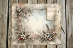 Vintage Christmas | 4 xmas Sublimation Tumbler Designs P Product Image 2