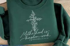 Motherhood Is Kingdom Work PNG, Proverbs 31 Christian Mom PN Product Image 2