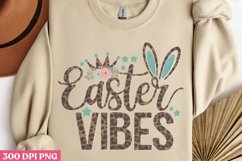 Easter Vibes PNG, Happy Easter Sublimation PNG Product Image 2