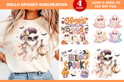 Hello Spooky sublimation PNG Product Image 1