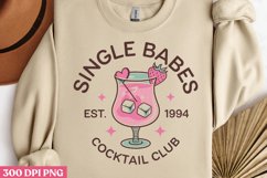 Single babes est. 1994 cocktail club PNG, Sweet Valentines S Product Image 1