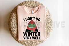 Funny winter graphic PNG Retro winter Sublimation PNG Product Image 2