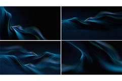 Oceanic Silk Waves - 11 Premium Abstract Backgrounds Product Image 3