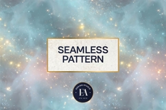 Pastel Mist Sparkle Digital Paper, Dreamy Galaxy Texture Product Image 2