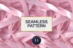 Sparkly Ribbon Texture | Pink Sheer Ribbon Pattern Product Image 3