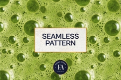 Matcha Foam Texture, Green Bubble Pattern Product Image 3