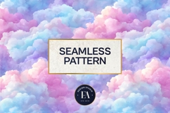 Pastel Cloud Pattern | Watercolor Sky Texture Product Image 3