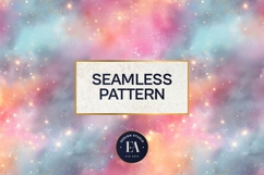 Pastel Mist Sparkle Digital Paper, Dreamy Galaxy Texture Product Image 3