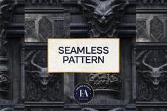 Gargoyle Stone Pattern | Gothic Architecture Texture Product Image 3