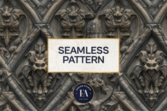 Gargoyle Stone Pattern | Gothic Architecture Texture Product Image 3