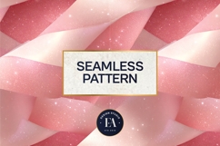 Sparkly Ribbon Texture | Pink Sheer Ribbon Pattern Product Image 3