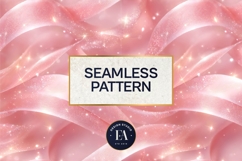 Sparkly Ribbon Texture | Pink Sheer Ribbon Pattern Product Image 3