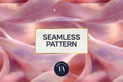 Sparkly Ribbon Texture | Pink Sheer Ribbon Pattern Product Image 3