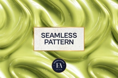 Matcha Liquid Marble, Green Abstract Swirl Digital Paper Product Image 3