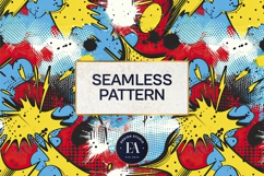 Pop Art Digital Paper |Comic Book Background Product Image 3