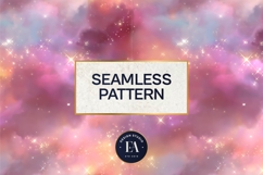 Pastel Mist Sparkle Digital Paper, Dreamy Galaxy Texture Product Image 3