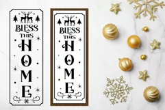 Christmas Porch Sign SVG. Christmas Farm House Sign. Product Image 2