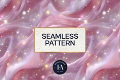 Sparkly Ribbon Texture | Pink Sheer Ribbon Pattern Product Image 3