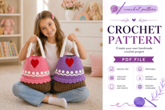 Cupcake Purse Crochet Pattern PDF Product Image 6