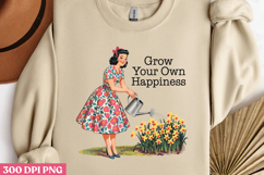 Sassy Gardening Pinup Girl Sublimation PNG Product Image 8