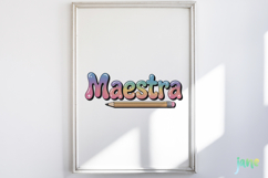 Latina Teacher Sublimation Product Image 5