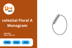 Celestial Floral Frame Product Image 1