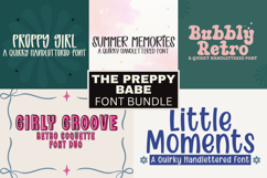 The Preppy Babe Font Bundle Product Image 1