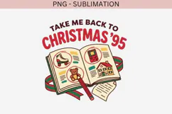 90's Christmas png design for T-shirts Product Image 2