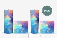 Colorful Tumbler Sublimation, Fluid Art Tumbler Designs Product Image 2