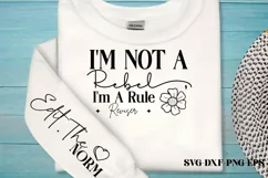 I'm not a rebel, I'm a rule reviser SVG PNG Product Image 2