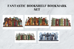 Fantastic Bookshelf Horizontal Bookmark Set,Magical Library Product Image 2