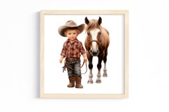 Baby Cowboy Sublimation Clipart Product Image 2