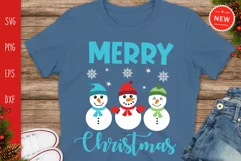 Merry Christmas Snowmies Svg, Christmas Snowman Svg, Snowman Product Image 2