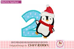 Christmas penguin Numbers machine embroidery bundle 2112P B Product Image 4