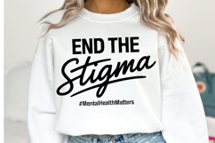 End the Stigma Svg Design | Svg Cut Files | Shirt Svg Product Image 1