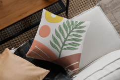 Abstract Leaf &amp; Sunset Hills Embroidery Design Product Image 2