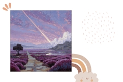 Cosmic Sky Pillow Case Design, Nature Pillow Sublimation Product Image 2