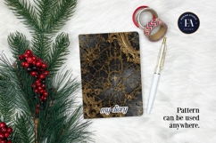 Cracked Mirror Frame Pattern | Black Gold Baroque Product Image 4