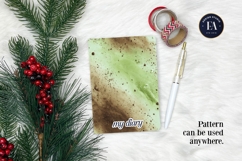 Spilled Matcha Texture, Green Abstract Liquid Digital Paper Product Image 4