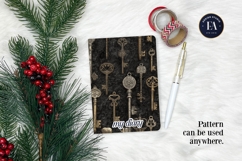 Antique Keys Pattern | Gothic Vintage Texture Product Image 4