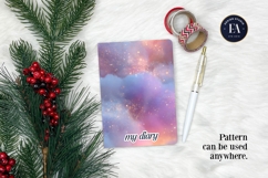 Pastel Mist Sparkle Digital Paper, Dreamy Galaxy Texture Product Image 4