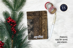 Cracked Mirror Frame Pattern | Black Gold Baroque Product Image 4