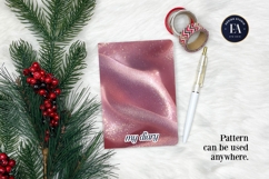 Sparkly Ribbon Texture | Pink Sheer Ribbon Pattern Product Image 4