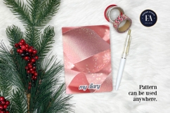 Sparkly Ribbon Texture | Pink Sheer Ribbon Pattern Product Image 4