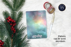 Pastel Mist Sparkle Digital Paper, Dreamy Galaxy Texture Product Image 4