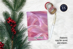 Sparkly Ribbon Texture | Pink Sheer Ribbon Pattern Product Image 4